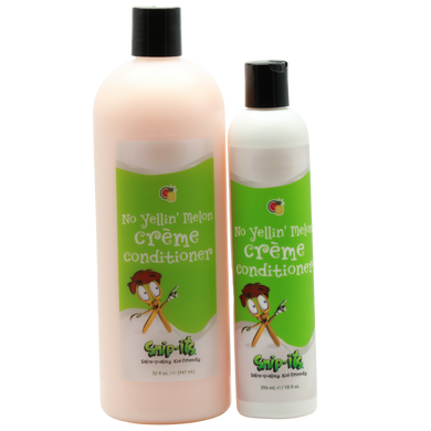 Snip-its Conditioner Bundle: No Yellin' Melon - 10oz and Liter Refill Pair