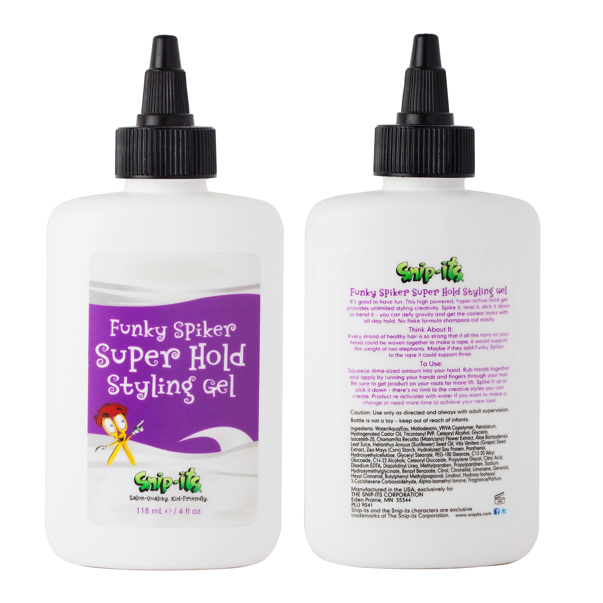Snip-Its Funky Spiker Super Hold Styling Gel for Kids - 4 oz – Snip-its  Haircuts for Kids